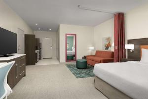 Home2 Suites By Hilton Abilene Southwest客房内的一张或多张床位