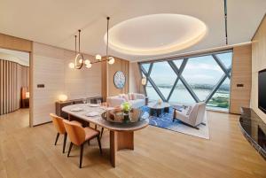 Posezení v ubytování Hilton Huzhou Nanxun