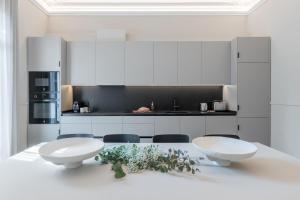 Kuchyňa alebo kuchynka v ubytovaní Aspasios Rambla Catalunya Apartments