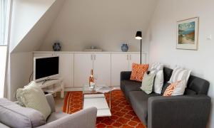 Posezení v ubytování Ferienwohnung Seefeder