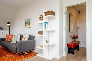 Posezení v ubytování Ferienwohnung Seefeder
