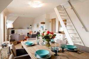 Posezení v ubytování Ferienwohnung Seefeder