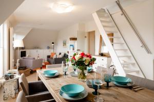 Posezení v ubytování Ferienwohnung Seefeder