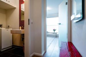 Koupelna v ubytování Ferienwohnung Seefeder
