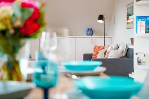 Posezení v ubytování Ferienwohnung Seefeder