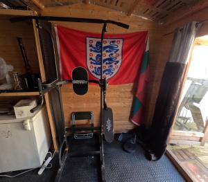 a view of the inside of a tiny house at Double Room With Gym Access in Portsmouth
