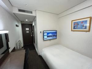 TV a/nebo společenská místnost v ubytování Hotel Alpha-One Yonago + 10 fotografií