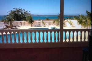 a view from the balcony of a house at La villa chez Ingrid in Antsiakambony