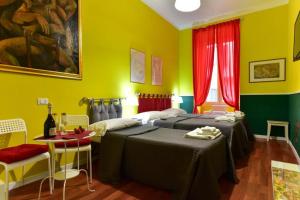 Katil atau katil-katil dalam bilik di Best Rooms Termini