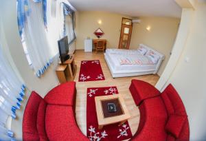 TV a/nebo společenská místnost v ubytování Hotel Fontana