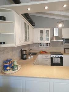 Kuchyňa alebo kuchynka v ubytovaní casa tranquila for 6 near Gaios