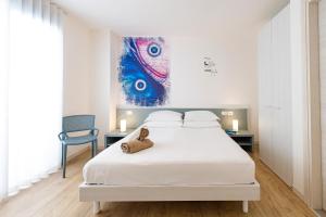 Voodi või voodid majutusasutuse Art Hotel Principe toas