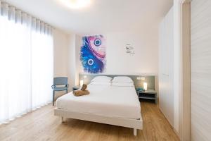 Voodi või voodid majutusasutuse Art Hotel Principe toas