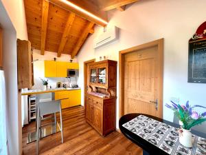 Kuchyň nebo kuchyňský kout v ubytování B&B dalla fattoria della Patty