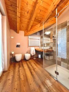 Koupelna v ubytování B&B dalla fattoria della Patty