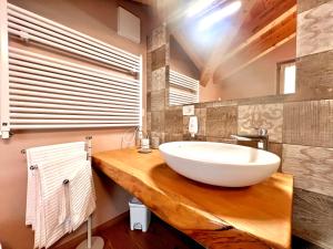 Koupelna v ubytování B&B dalla fattoria della Patty