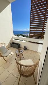 Posezení v ubytování Bel appartement vue mer - Mafat'appart