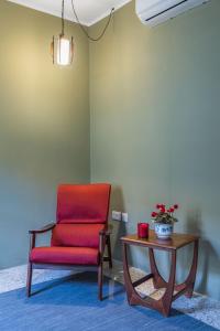 Posezení v ubytování Stylish Retro Suites