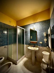 Koupelna v ubytování Hotel Ponte Molo