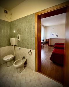 Koupelna v ubytování Hotel Ponte Molo