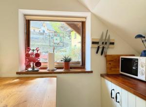 Kuchyň nebo kuchyňský kout v ubytování Luxury holiday home near Lake Bled & the Alps