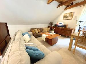 Posezení v ubytování Luxury holiday home near Lake Bled & the Alps