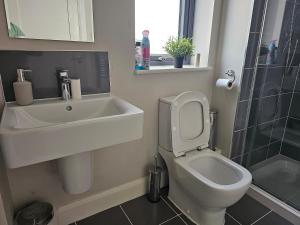Koupelna v ubytování Comfortable Short Stay in Dublin