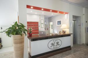 The lobby or reception area at Hotel Romagna