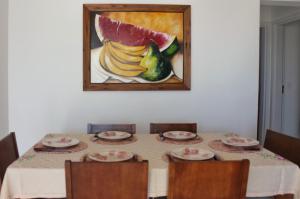 ห้องอาหารหรือที่รับประทานอาหารของ Resid. Clube Mar Grosso - Laguna