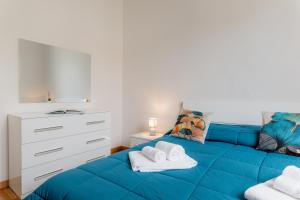 Katil atau katil-katil dalam bilik di Appartamento San Frediano