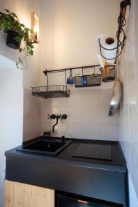 Virtuvė arba virtuvėlė apgyvendinimo įstaigoje Birdnest Apartment