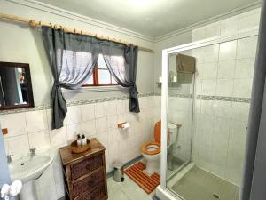 Koupelna v ubytování The Hedge at Dullstroom Cottage + 23 fotografií