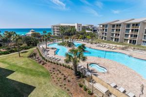 an aerial view of the pool at the resort at High Pointe Resort 414 in Rosemary Beach
