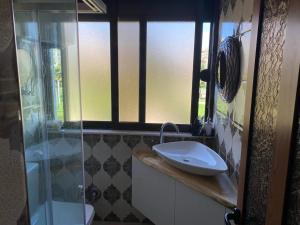 Ein Badezimmer in der Unterkunft Ohrid's guest house