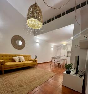 Et opholdsområde på Casa Tortuga con piscina com