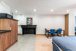 Dapur atau dapur kecil di Appartement T2 "Le De Funès" +8 gambar