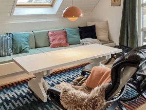 Cama o camas de una habitación en 6 person holiday home in Ringk bing