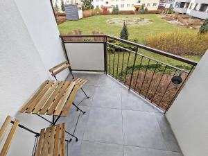 Balkoni atau teres di Misia Casa - Ultra-Modern Spotless Apartment in Historic Torun
