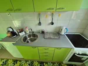 Una cocina o cocineta en Apartman Vukan
