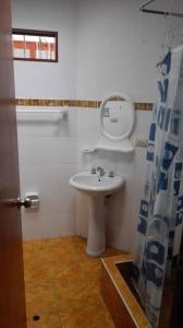 Koupelna v ubytování Villa Esperanza - Casa de verano
