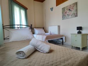 Postel nebo postele na pokoji v ubytování Sea View House