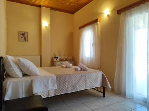 Postel nebo postele na pokoji v ubytování Sea View House