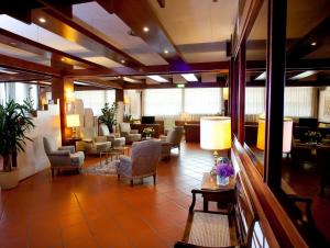 A seating area at Hotel Marconi
