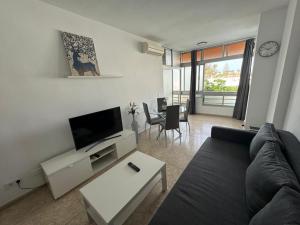 TV a/nebo společenská místnost v ubytování Barbados Playa del Ingles Apartamento