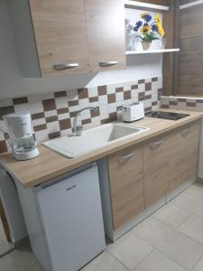 Η κουζίνα ή μικρή κουζίνα στο A ka lé Mich