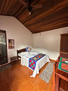 Postel nebo postele na pokoji v ubytování NayMar Paraty Casa Familiar
