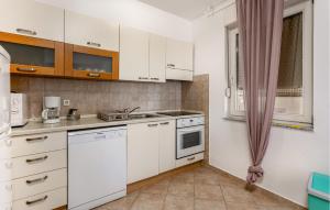 Kuchyňa alebo kuchynka v ubytovaní 3 Bedroom Beautiful Apartment In Banjol
