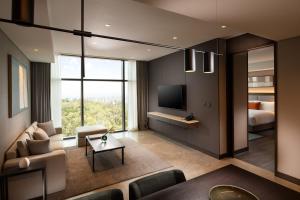 DoubleTree By Hilton Seoul Pangyo Residences的休息区