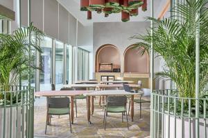 Citadines Science Park Singapore餐厅或其他用餐的地方