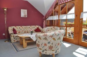 Posezení v ubytování Landhaus Cornelia